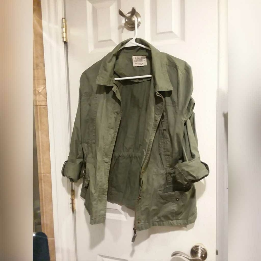 Army green jacket